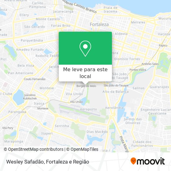 Wesley Safadão mapa