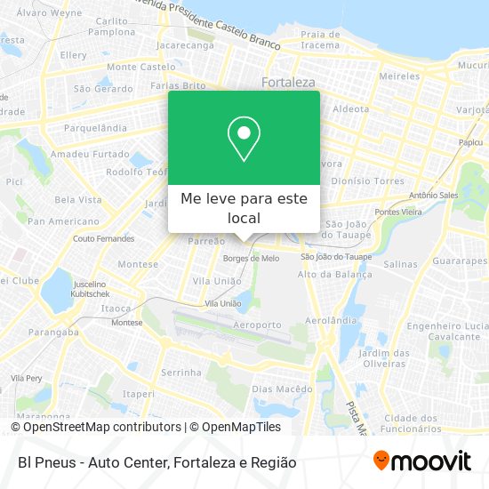 Bl Pneus - Auto Center mapa