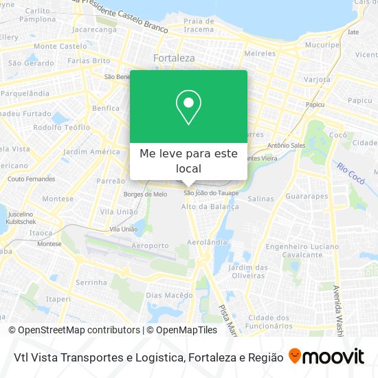 Vtl Vista Transportes e Logistica mapa