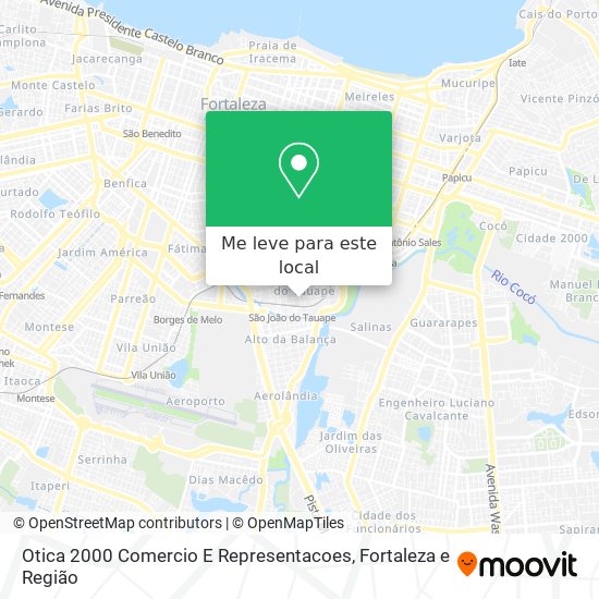 Otica 2000 Comercio E Representacoes mapa