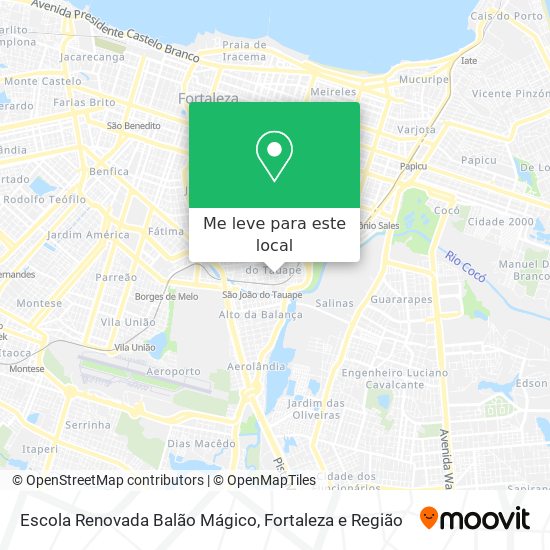 Escola Renovada Balão Mágico mapa