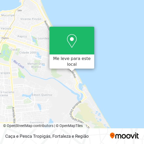 Caça e Pesca Tropigás mapa