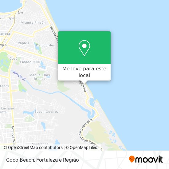 Coco Beach mapa