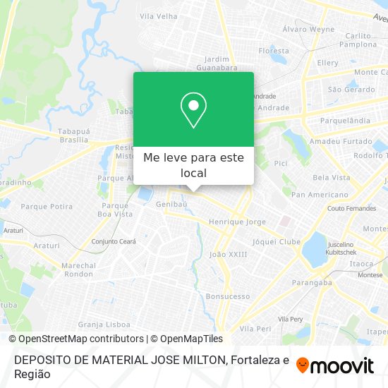 DEPOSITO DE MATERIAL JOSE MILTON mapa
