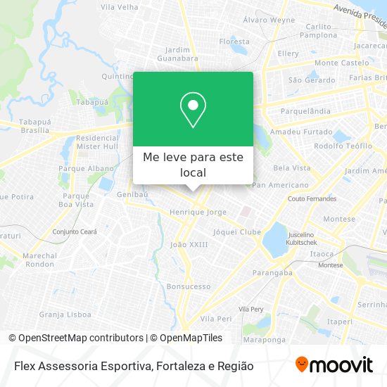 Flex Assessoria Esportiva mapa