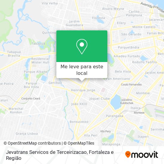 Jevatrans Servicos de Terceirizacao mapa