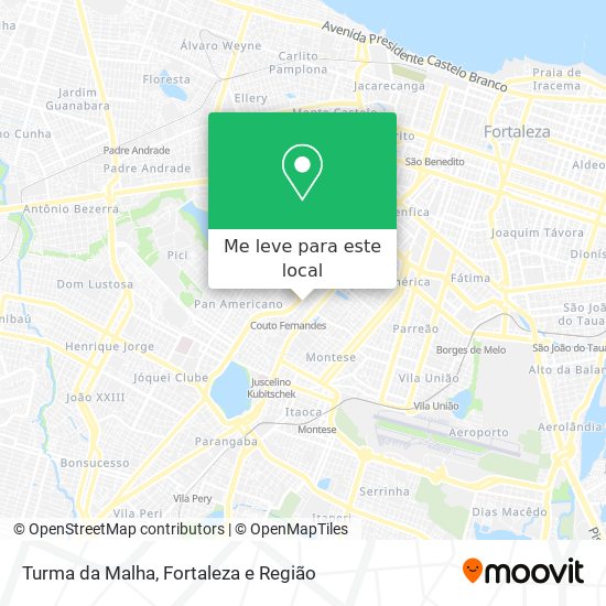 Turma da Malha mapa