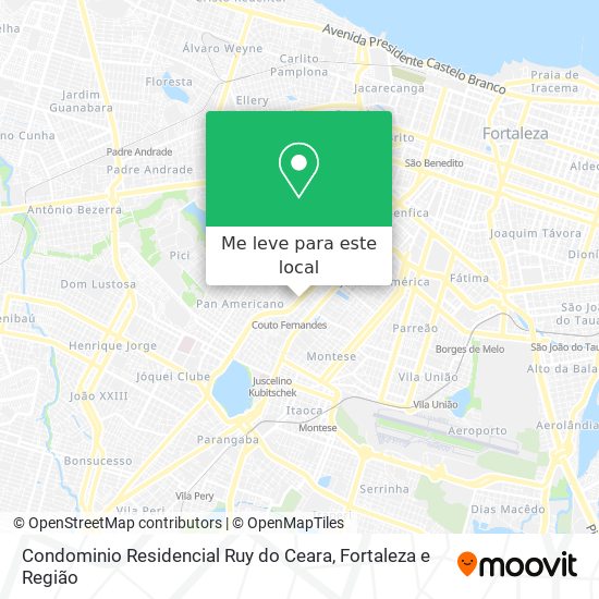 Condominio Residencial Ruy do Ceara mapa