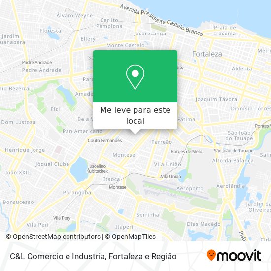 C&L Comercio e Industria mapa