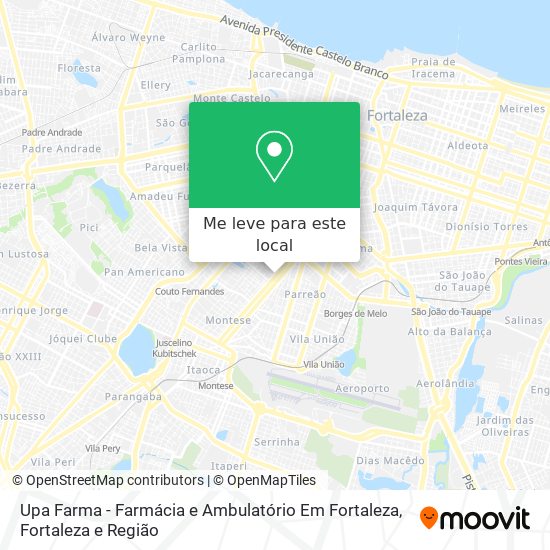 Upa Farma - Farmácia e Ambulatório Em Fortaleza mapa