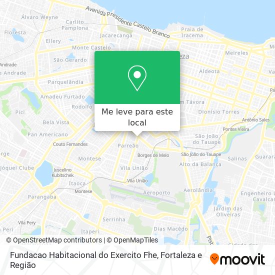 Fundacao Habitacional do Exercito Fhe mapa