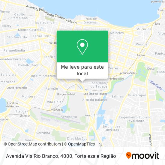 Avenida Vis Rio Branco, 4000 mapa