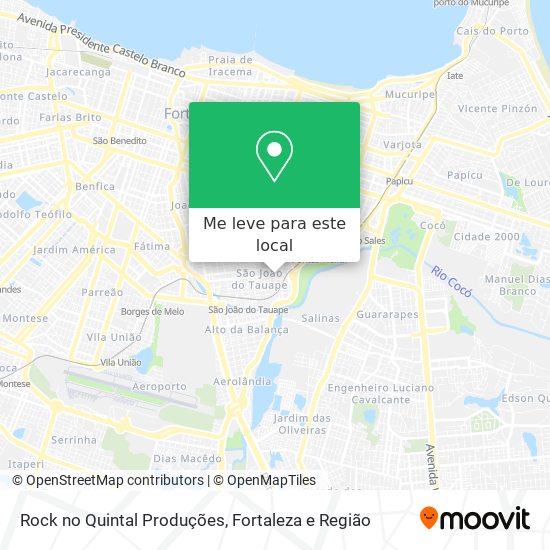 Rock no Quintal Produções mapa