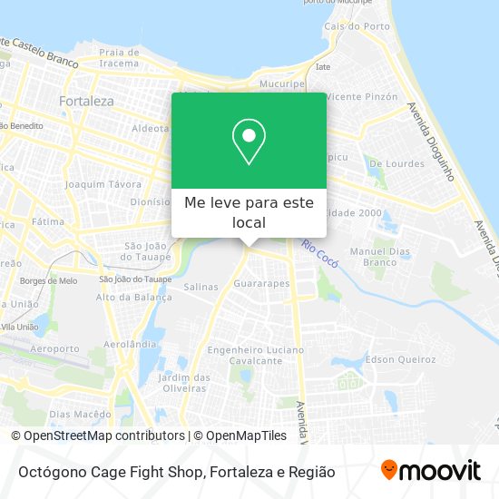Octógono Cage Fight Shop mapa