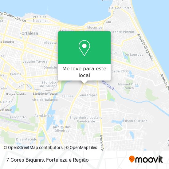 7 Cores Biquinis mapa