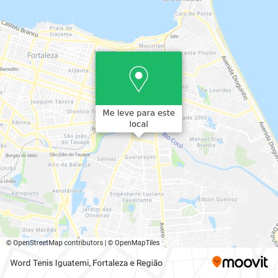 Word Tenis Iguatemi mapa
