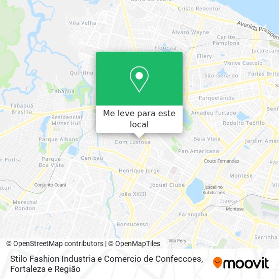Stilo Fashion Industria e Comercio de Confeccoes mapa