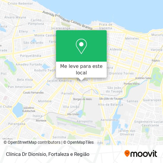 Clínica Dr Dionísio mapa