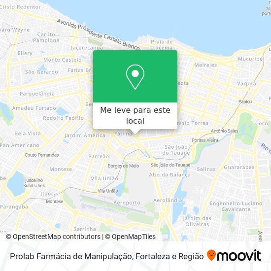 Prolab Farmácia de Manipulação mapa