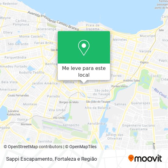 Sappi Escapamento mapa