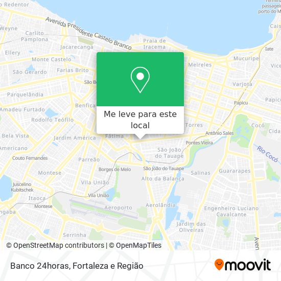 Banco 24horas mapa
