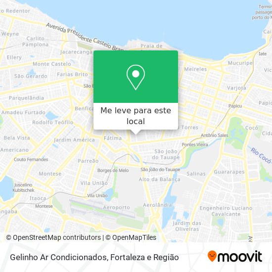 Gelinho Ar Condicionados mapa