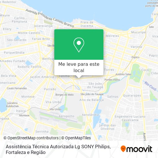 Assistência Técnica Autorizada Lg SONY Philips mapa