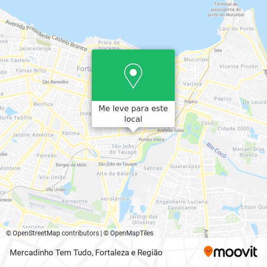 Mercadinho Tem Tudo mapa