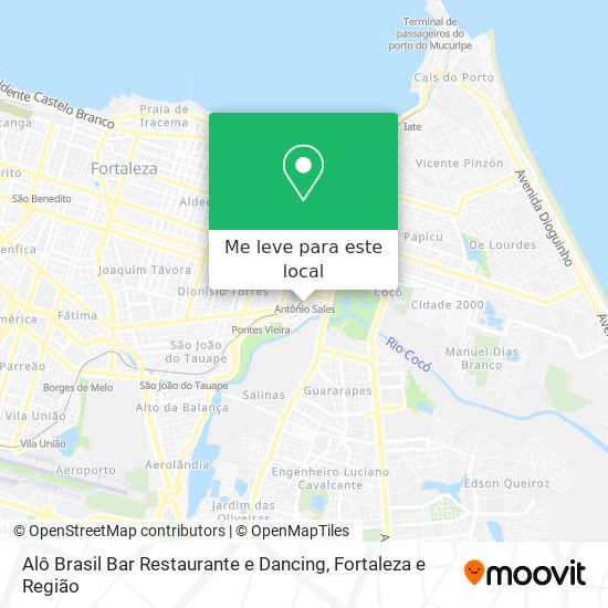 Alô Brasil Bar Restaurante e Dancing mapa