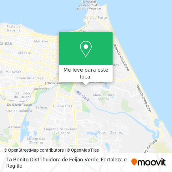 Ta Bonito Distribuidora de Feijao Verde mapa