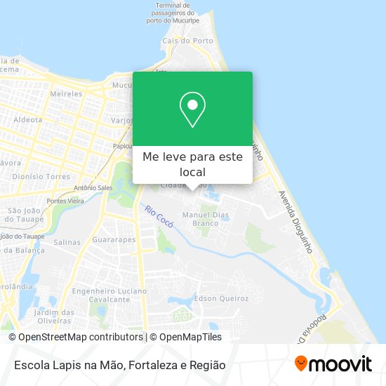 Escola Lapis na Mão mapa