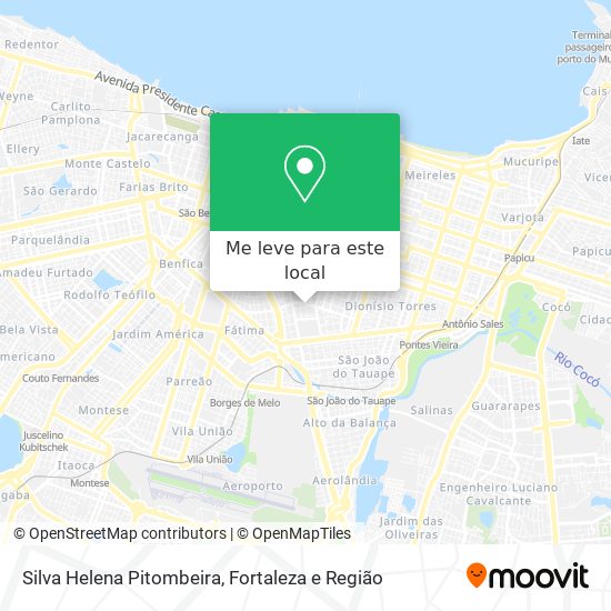 Silva Helena Pitombeira mapa