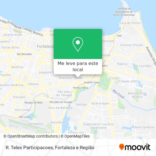 R. Teles Participacoes mapa