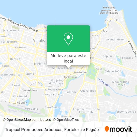 Tropical Promocoes Artisticas mapa