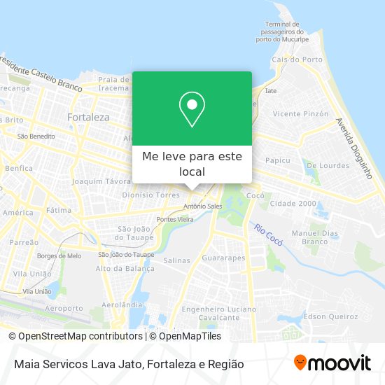 Maia Servicos Lava Jato mapa
