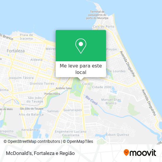 McDonald's mapa