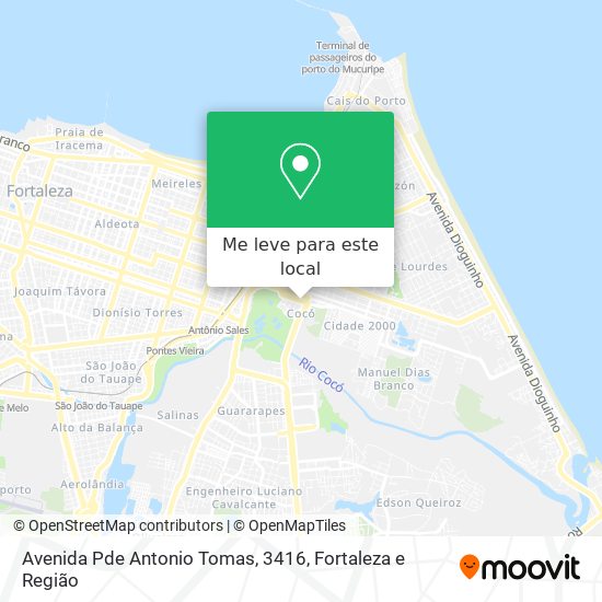 Avenida Pde Antonio Tomas, 3416 mapa