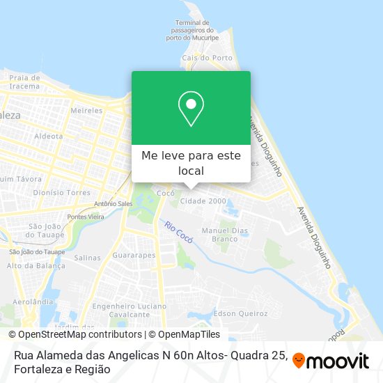 Rua Alameda das Angelicas N 60n Altos- Quadra 25 mapa