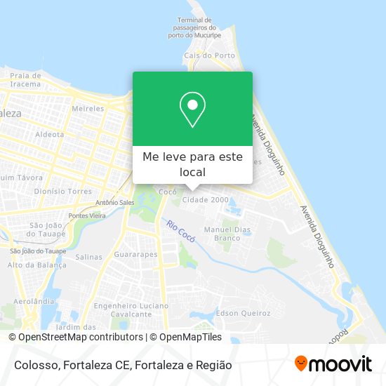 Colosso, Fortaleza CE mapa