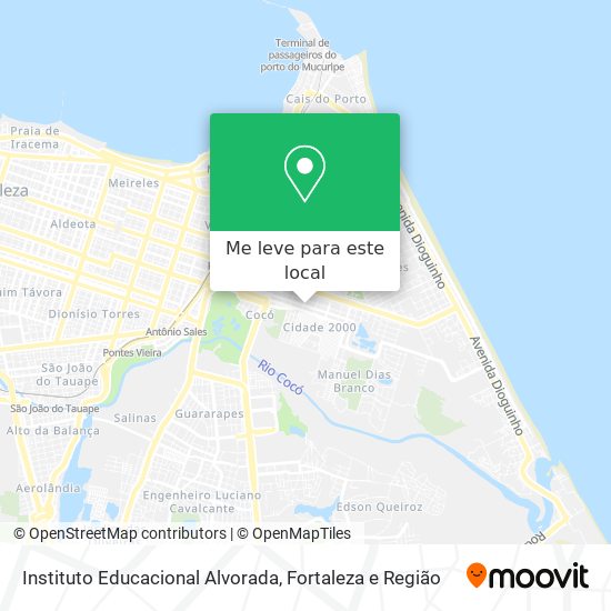 Instituto Educacional Alvorada mapa