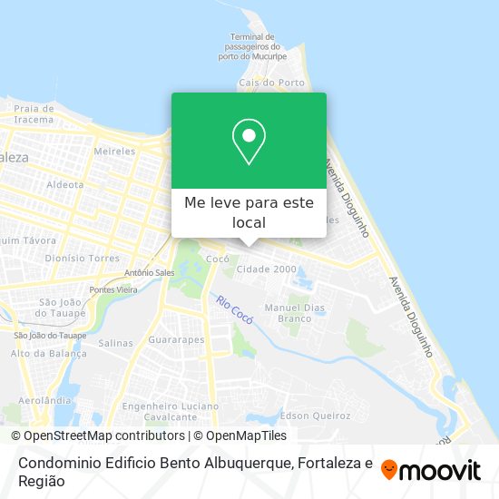 Condominio Edificio Bento Albuquerque mapa