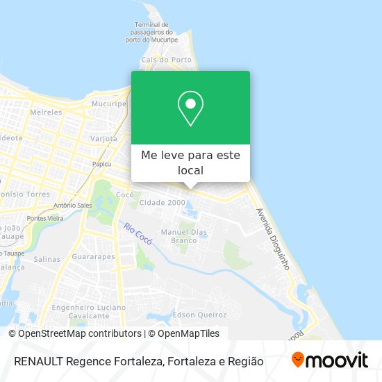 RENAULT Regence Fortaleza mapa