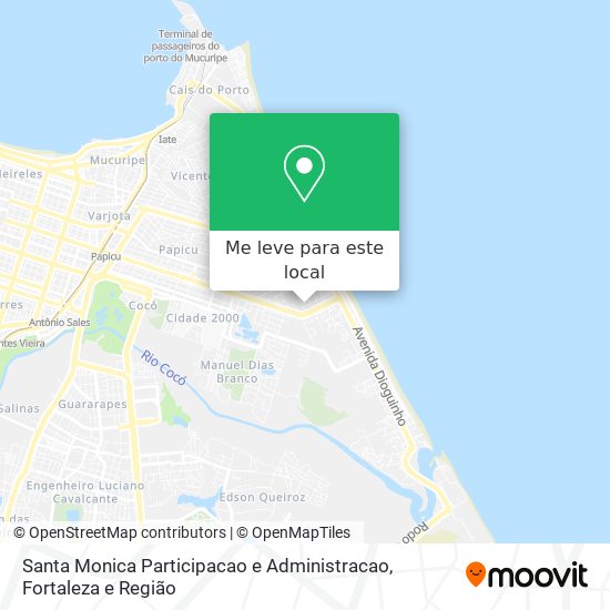 Santa Monica Participacao e Administracao mapa