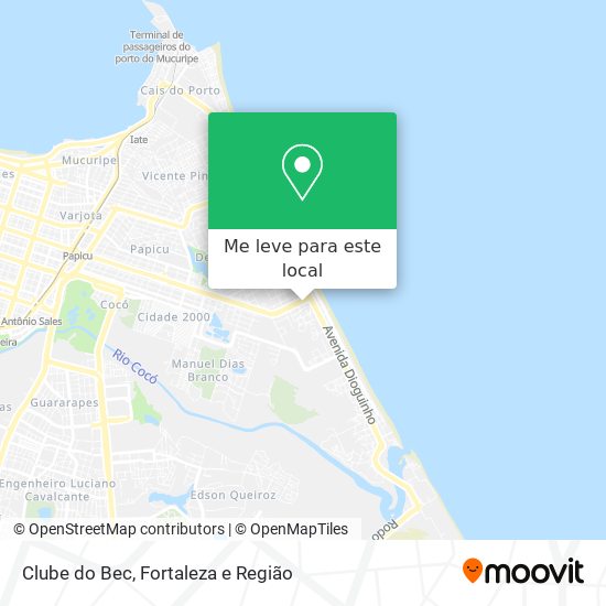 Clube do Bec mapa