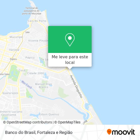 Banco do Brasil mapa