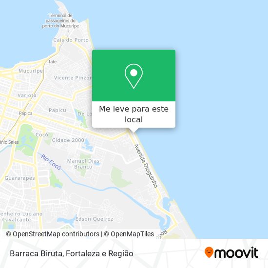Barraca Biruta mapa