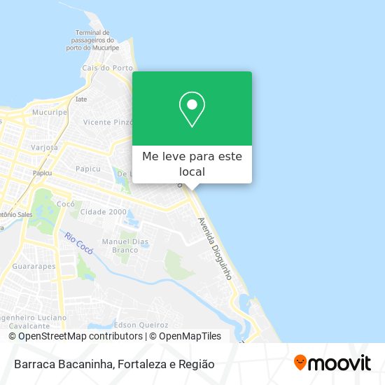 Barraca Bacaninha mapa