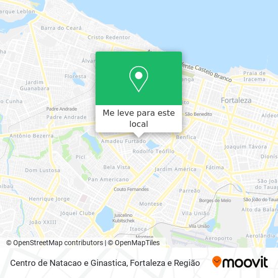Centro de Natacao e Ginastica mapa