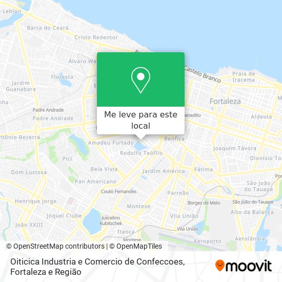 Oiticica Industria e Comercio de Confeccoes mapa