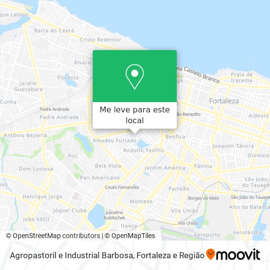 Agropastoril e Industrial Barbosa mapa